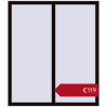 Pricing Tilt-and-Turn 1300x1500 mm SUPERWINDOWS LINEAR LUMMAX BLACK_BROWN two-sided. Price: €118.66